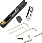 JOINPAYA 1 set Single Headless Bar Bridge Kit for Electric Guitar Bass Lightweight Accessories Smooth Polished Surface Easy Installation Reliable Performance for Upgrades