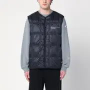 [Moncler X FRGMT] Vaile blue vest in nylon 2 Blue