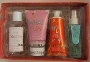 Simple Pleasures Body Sugar Frosting Christmas Set Body Wash Scrub Lotion Spray