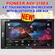 PIONEER AVH-310EX 6.8" TOUCHSCREEN DOUBLE DIN DVD RECEIVER W/ BLUETOOTH USB AUX