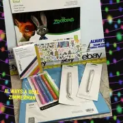 CRICUT Disney ZOOTOPIA Lot premium 12x12 PAPER JOY CARDS INFUSIBLE PENS TOOLS ++