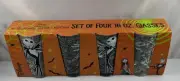 Disney NIGHTMARE Before CHRISTMAS Glassware Set of 4 Glasses Jack Skellington