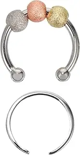 ORFOFE 2Pcs Fidget Relief Rings with Rotating Beads for Smooth Surface Ease Anxiety Stylish and Comfortable Anxiety Rings for Women