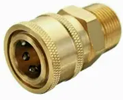 MTM 3/8 Coupler X M22 Male 15mm Twist Connect Pressure Washer (Non Standard )
