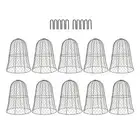 10Packs Black Garden Chicken Wire Cloche Thickened Construction Plant Protector