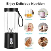 530ML Portable Juicer Cup USB Rechargeable-Blender Smoothies Mixer Fruit Machine