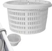 Spa Debris Filter - Pool Skimmer Basket with Handle, Replacement Mesh Cleaner Hair Glass Leaves | Portable Filter Trap, Compatible Swimming Pool Accessories for Outdoor Maintenance Systems