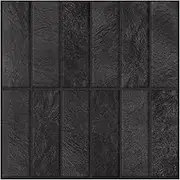 AdoDecor Peel and Stick Tile，New Upgrade Thicker Design Self Adhesive 12" x 12" Large Premium Peel and Stick Backsplash for Kitchen (Dark Grey).