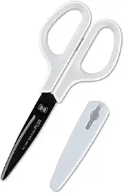 Plus Scissor Fit Cut Curve, Fluorine Coated, Memory Foam Grip, Adhesive Tape, Glue, Non-sticky, 30 Degrees, SC-175SF, White/Gray 34-515