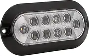Maxxima 6" Oval White Back-Up Lamp for Trucks and Heavy Duty