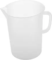 Amosfun Large Plastic Measuring Jug Oil Measuring Container with Handle for Automotive Measuring Cup for Oil Gas and Fluids Graduated Mixing Pitcher for Measurements 5000ml