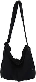 [HUALEENA] Women's Canvas Bag Crossbody Bag Casual Hobo Bag Large Shoulder Bag Shopping Bag Unisex