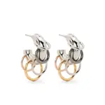 [Panconesi] Panconesi Ring-hoop Earrings ONE SIZE SILVER/GOLD