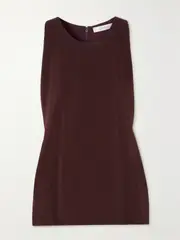 [Max Mara] Max Mara - Leisure Harald Stretch-jersey Vest - Red - x small x small Red