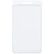 Collecting Warehouse Clear Plastic Clamshell Container, 5.5"H x 3.25"W x 0.75"D
