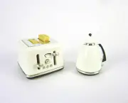 Dollhouse Miniature Modern Toaster & Coffee Pot Set, G7743