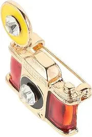 [DEARMAMY] Vintage Camera Brooch Cute Pin Shawl Clips Holiday Brooch Theme Pin Backpacks Aesthetic Pin Cartoon Camera Brooch Cute Camera Brooches Funny Button Pins Brooch Pin Camera Alloy