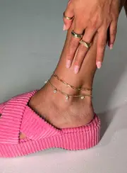 Bezerra Anklet Pack Gold