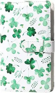 96 Pockets Instax mini Photo Album Wallet Picture PU Case Frame For Fujifilm Instant 7S 8 9 11 25 70 90 liplay link (Four Leaf Clover)