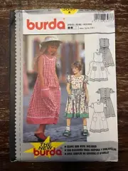 Burda 3037 UNCUT Sewing Pattern, Girls' Dress, Size 6-11