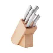 Scanpan Classic Steel - 6 Piece Knife Block Set