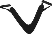 1pc Triangle Shoulder Strap Lifting Cable Ab Attachment Workout Equipment Grip Strength Trainer Machine Wire Push up Bar Gym Belts Home Gym Walker Arm Strength Trainer Foam Black