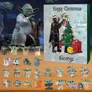 2024 Yoda-B Christmas Advent Countdown Calendar 24 Days Xmas Toy Blind Box Gift