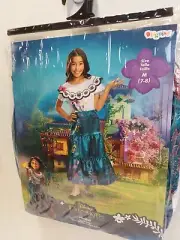 DISNEY ENCANTO MIRABEL COSTUME DRESS GIRLS M 7/8