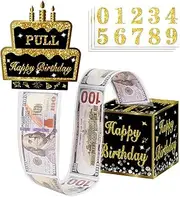 Money Gifts Packaging Birthday, Mystery Gift Box, Birthday, DIY Happy Birthday Surprise Box, for Your Family, Children, Friends