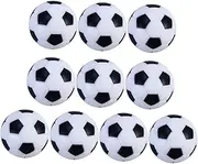 Toddmomy 10pcs Replacement Footballs for Tabletop Soccer Game Balls Diameter for Foosball Tables Enhances Game Fun and Excitement