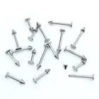 50PCS STAINLESS STEEL Labret Tragus Lip Bar Ring Body Piercing Jewelry 16G