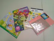Pack Of Coloring Books, Stickers Autocollants And 2 Notebooks Carnets For Child