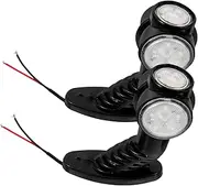PAMINGONO 2Pcs LED Trailer Marker Lights for Car Truck Lights Easy Installation Durable Enhanced Night Visibility Compatible with Various Trailers