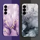Marble Phone Case For Samsung Galaxy S24 S25 Ultra FE S22 S21 A16 Silicone Cover