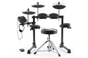 5pc Alesis Debut Electronic Drum Kit Set w Stool Headphones Sticks Music
