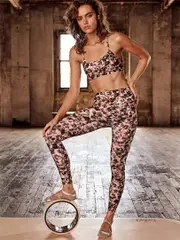 RB's Camelflage Leggings - High Waist, Compression, Pockets