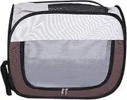 Cat Drying Box, Drying Crate Cage for Small Dogs, Anti-Hair Flying Grooming Accessories, Portable Travel Pet Dryer, Ideal for Home, Indoor, Outdoor, Vacation, 20.08x16.54x12.99 inches