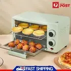 AU 12L 600W Electric Oven Grill Toaster Bake Compact Oven Timer Breakfast Maker。