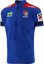 O'Neills NRL 2022 Media Polo Shirt - Newcastle Knights - Adult - Royal