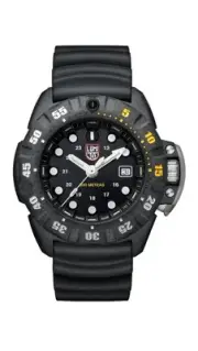 Luminox Scott Cassell Deep Dive date black watch XS.1555