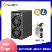 New Goldshell Mini Doge Ⅲ Miner LTC/Doge Coin Dual Mode 700M or 550M with PSU