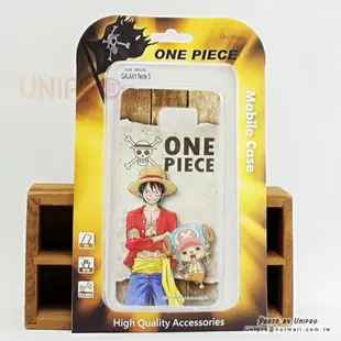 【UNIPRO】三星 NOTE5 海賊王 One Piece 魯夫 喬巴 羅 TPU 手機殼 手機套 N9208