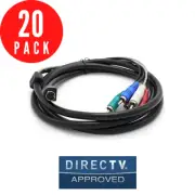 20 Pack DIRECTV 10PINCOMPON 10 Pin to Component Cable for H25 & C31 Receivers