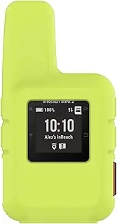 FTRONGRT Case Compatible with Garmin inReach Mini 2 Soft TPU Scratch-Resistant Protective Case Fluorescent Green