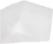 (10) 12JW - 12" Record LP Jacket Glossy White Without Center Hole Media Storage