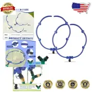 Adjustable 360° Tree Watering Rings with Y Splitter - Perfect for Home Gardening