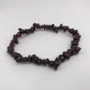 Garnet Chip Bracelet - A+ Grade Crystal Chips