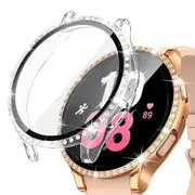 Anti-fall Diamond Case+screen Protector Glass for Samsung Galaxy Watch