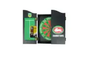 South Sydney Rabbitohs NRL Dart Board Set Dartboard + Cabinet + Darts Gift