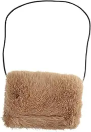 [WRITWAA] Hand Warmer Bag Hand Pillow Outdoor Supply Women's Imitation Fur Hand Muff Hand Warmer Covers Portable Warmer Comfortable Furry Muff Hand Warmer Pouch Winter Muff for Outdoor